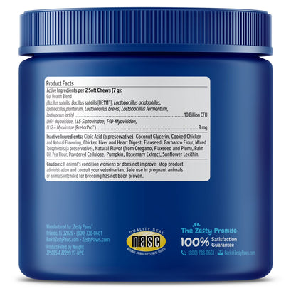 Senior Advanced Probiotic Bites for Dogs Chicken Flavor, 90 Count